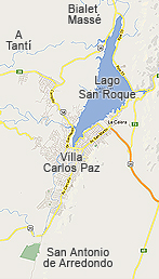 Mapa Villa Carlos Paz